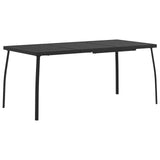 vidaXL Ensemble de mobilier d'extérieur 5 pcs Fer et Acier Anthracite