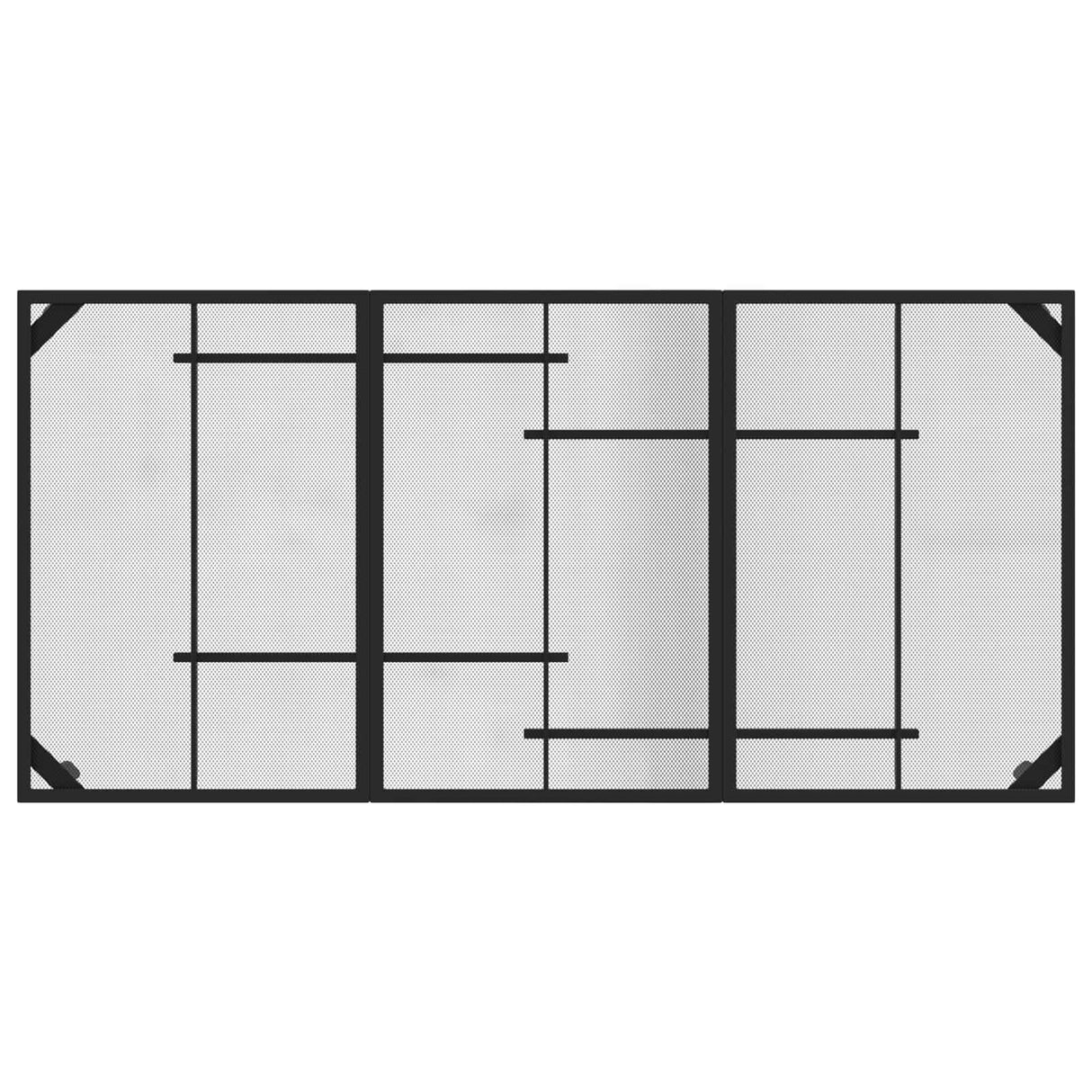 vidaXL Ensemble de mobilier d'extérieur 5 pcs Fer et Acier Anthracite