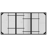 vidaXL Ensemble de mobilier d'extérieur 5 pcs Fer et Acier Anthracite