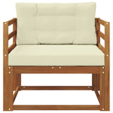 vidaXL Buiten Midden Sofa Massief Acacia Hout Naturel