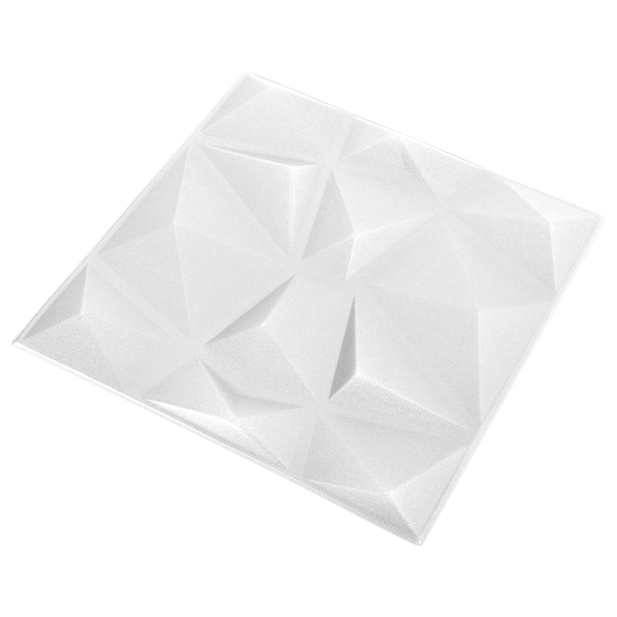 vidaXL Wandpanelen 12 pcs Diamond Wit 50 x 50 cm XPS Schuim