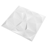 vidaXL Wandpanelen 12 pcs Diamond Wit 50 x 50 cm XPS Schuim