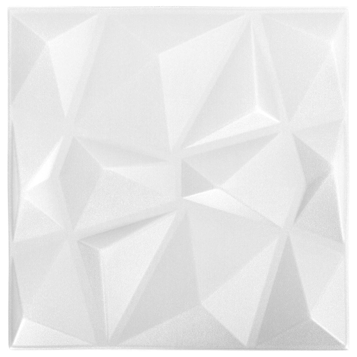 vidaXL Wandpanelen 12 pcs Diamond Wit 50 x 50 cm XPS Schuim