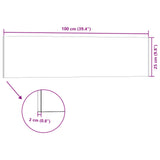 vidaXL Wandpanelen 10 pcs Lichtgrijs 100 x 25 cm EPS-schuim