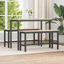 vidaXL Dining Bench Natural 100 x 32.5 x 49 cm Solid Pine Wood