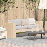vidaXL Tuin Sofa Naturel 134 x 60 x 62 cm Massief grenenhout