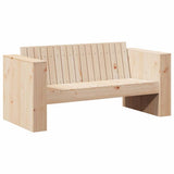 vidaXL Tuin Sofa Naturel 134 x 60 x 62 cm Massief grenenhout