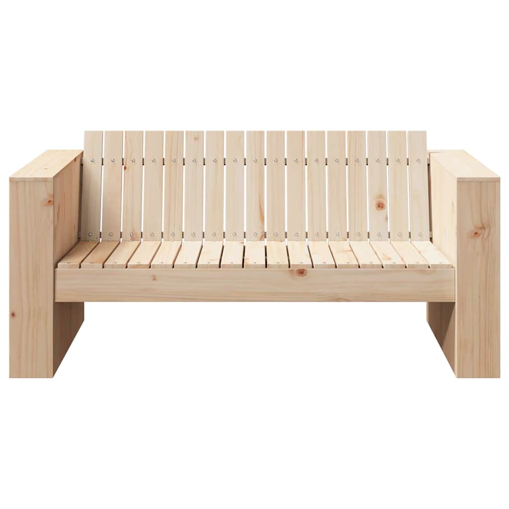 vidaXL Tuin Sofa Naturel 134 x 60 x 62 cm Massief grenenhout