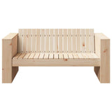 vidaXL Tuin Sofa Naturel 134 x 60 x 62 cm Massief grenenhout