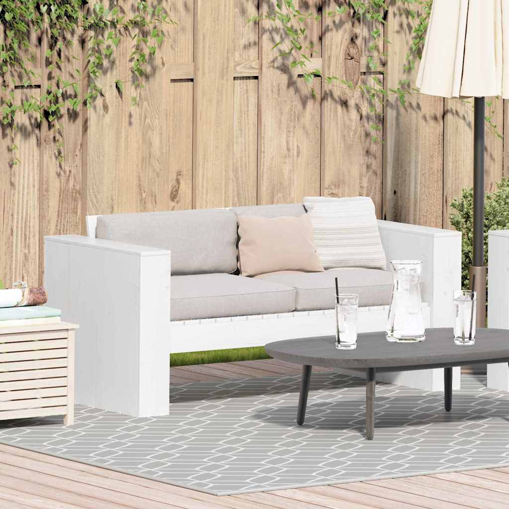 vidaXL Tuin Sofa Naturel 134 x 60 x 62 cm Massief grenenhout