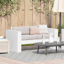 vidaXL Tuin Sofa Naturel 134 x 60 x 62 cm Massief grenenhout