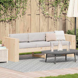 vidaXL Tuin Sofa Naturel 134 x 60 x 62 cm Massief grenenhout