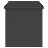 vidaXL Buitopslagdoos Zwart 100 x 50,5 x 50 cm Staal
