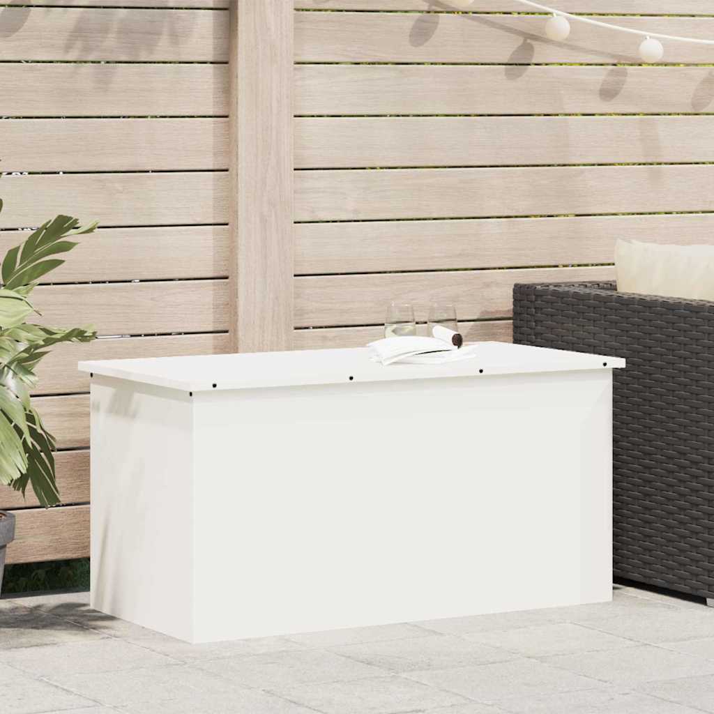 vidaXL Buitopslagdoos Zwart 100 x 50,5 x 50 cm Staal