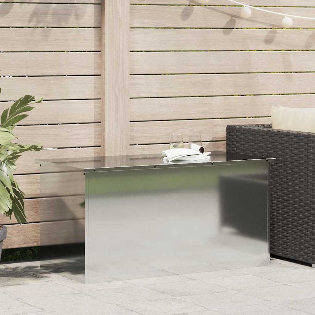vidaXL Buitopslagdoos Zwart 100 x 50,5 x 50 cm Staal