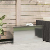 vidaXL Buitopslagdoos Zwart 100 x 50,5 x 50 cm Staal