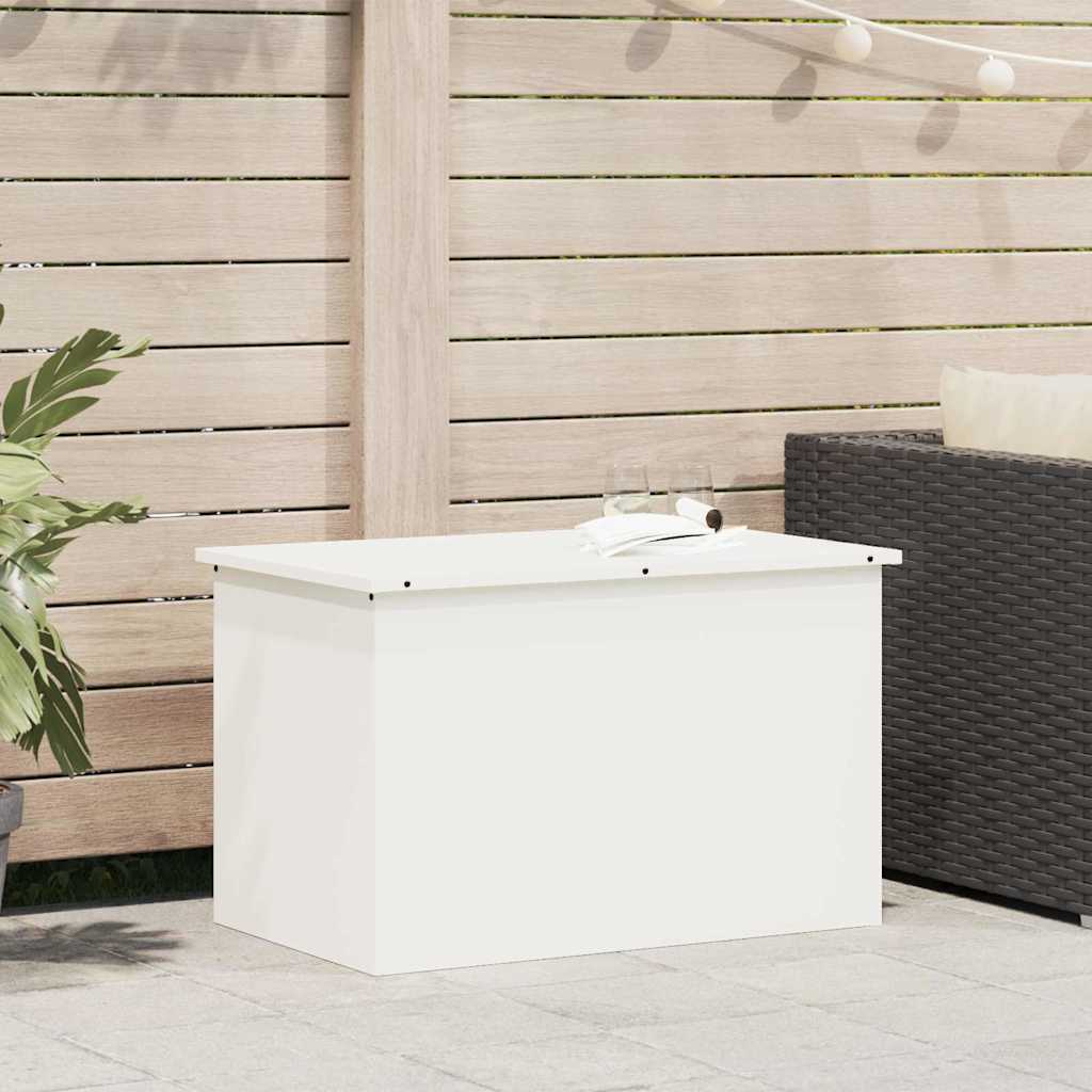 vidaXL Buitopslagdoos Zwart 100 x 50,5 x 50 cm Staal