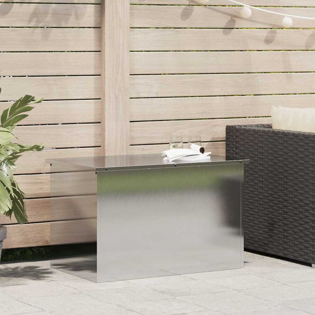 vidaXL Buitopslagdoos Zwart 100 x 50,5 x 50 cm Staal