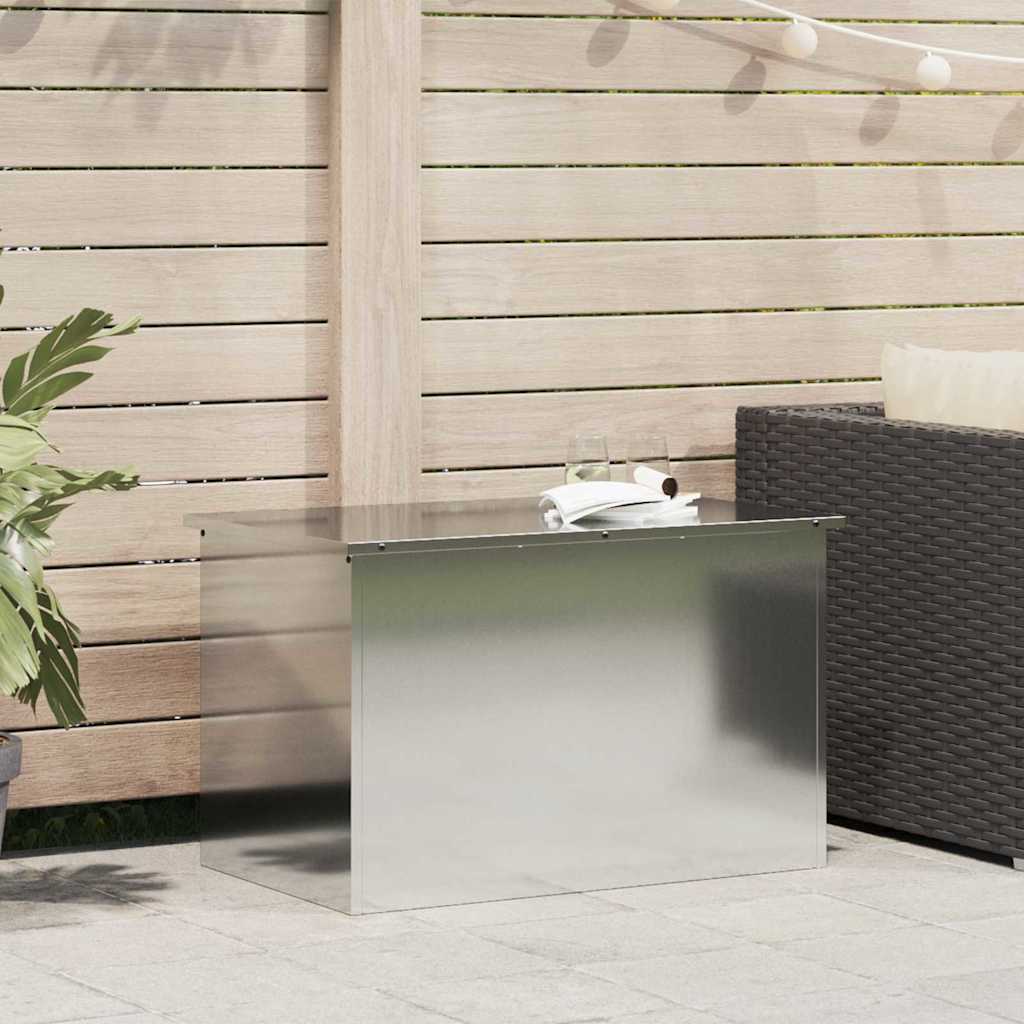 vidaXL Buitopslagdoos Zwart 100 x 50,5 x 50 cm Staal