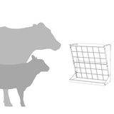 vidaXL Hooihouder Zwart 71 x 33 x 70 cm Koudgewalst Staal
