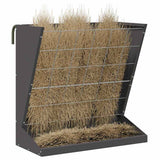 vidaXL Hooihouder Zwart 71 x 33 x 70 cm Koudgewalst Staal