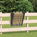 vidaXL Hanging Hay Feeder Black 61 x 33 x 66 cm Cold Rolled Steel