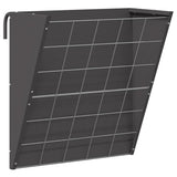 vidaXL Hanging Hay Feeder Black 61 x 33 x 66 cm Cold Rolled Steel