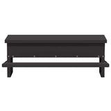 vidaXL Kip trekvoeder Zwart 48,5 x 39,5 x 19 cm Koudgewalst Staal