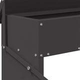 vidaXL Kip trekvoeder Zwart 48,5 x 39,5 x 19 cm Koudgewalst Staal