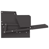 vidaXL Chicken Feeder Black 50 x 40 x 29 cm Cold-Rolled Steel