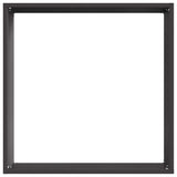 vidaXL Lawn Edging Black 40 x 40 x 13 cm Steel
