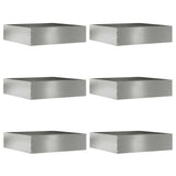 vidaXL Lawn Edging Black 40 x 40 x 13 cm Steel