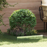 vidaXL Lawn Edging Black 40 x 40 x 13 cm Steel