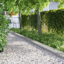 vidaXL Gazonranden 10 pcs Zwart 103 x 0,05 x 22 cm Staal