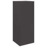 vidaXL Pakket Inwerpkoker met opslag Zwart 41 x 38 x 103 cm Staal