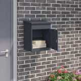 vidaXL Pakket Inwerpkoker met opslag Zwart 47.5 x 38 x 59 cm Staal