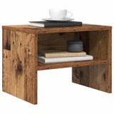 vidaXL Nachtkastje 40x30x30 cm bewerkt hout wit