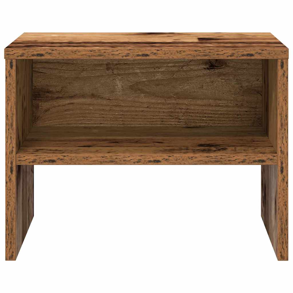 vidaXL Nachtkastje 40x30x30 cm bewerkt hout wit