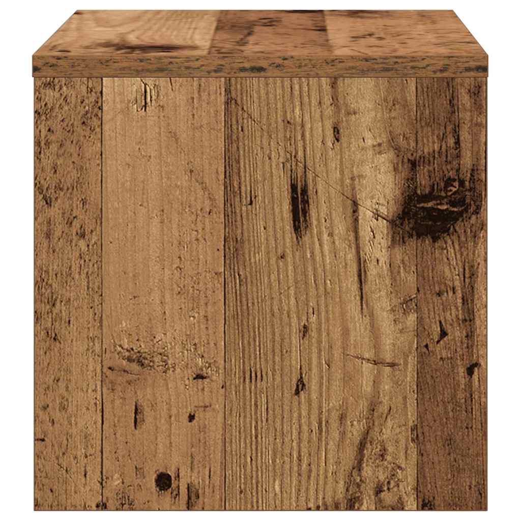 vidaXL Nachtkastje 40x30x30 cm bewerkt hout wit