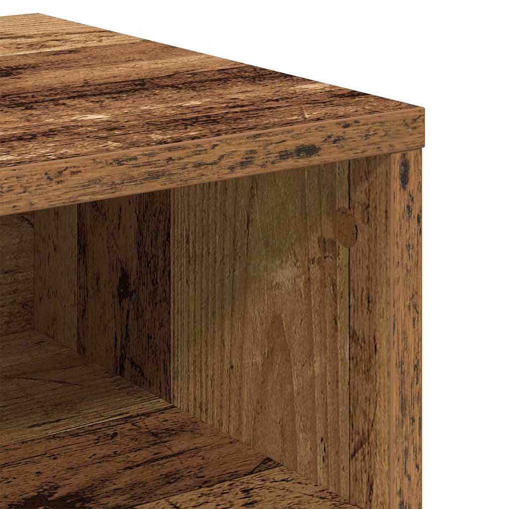 vidaXL Nachtkastje 40x30x30 cm bewerkt hout wit
