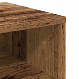 vidaXL Nachtkastje 40x30x30 cm bewerkt hout wit