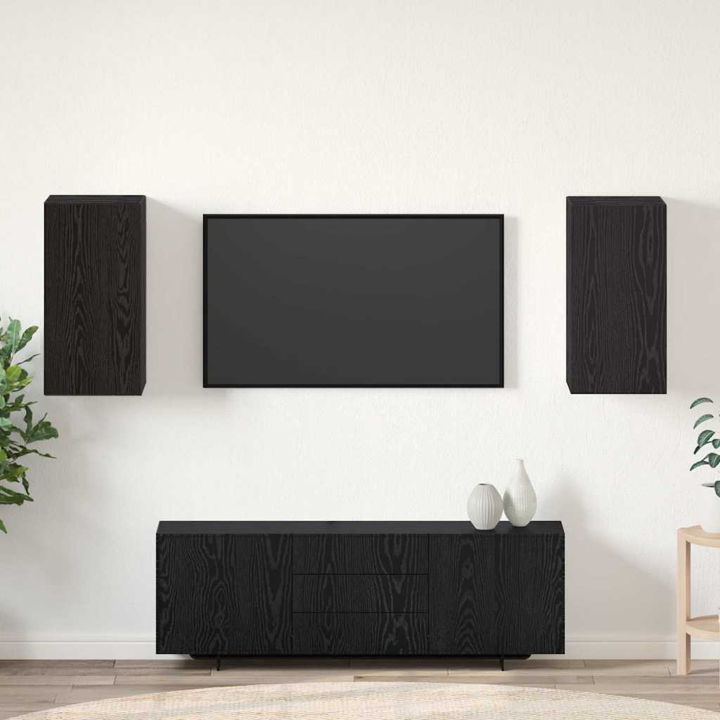 vidaXL Tv-meubel 30,5x30x60 cm bewerkt hout wit