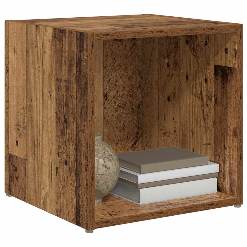 vidaXL Tv-meubel 37x35x37 cm bewerkt hout wit