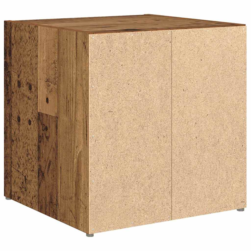 vidaXL Tv-meubel 37x35x37 cm bewerkt hout wit