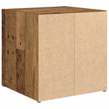 vidaXL Tv-meubel 37x35x37 cm bewerkt hout wit