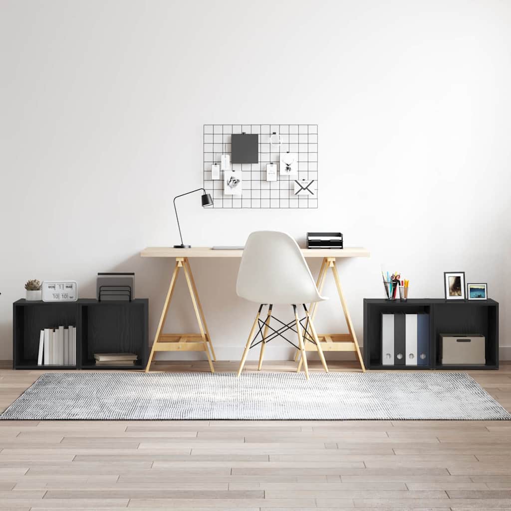 vidaXL Tv-meubel 37x35x37 cm bewerkt hout wit