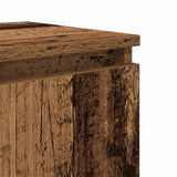 vidaXL Nightstand with Solid Wood Legs 40x30x50 cm White