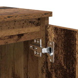 vidaXL Nachtkastje met metalen poten 40x30x50 cm wit