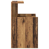 vidaXL Nachtkastje 40x35x60 cm bewerkt hout wit