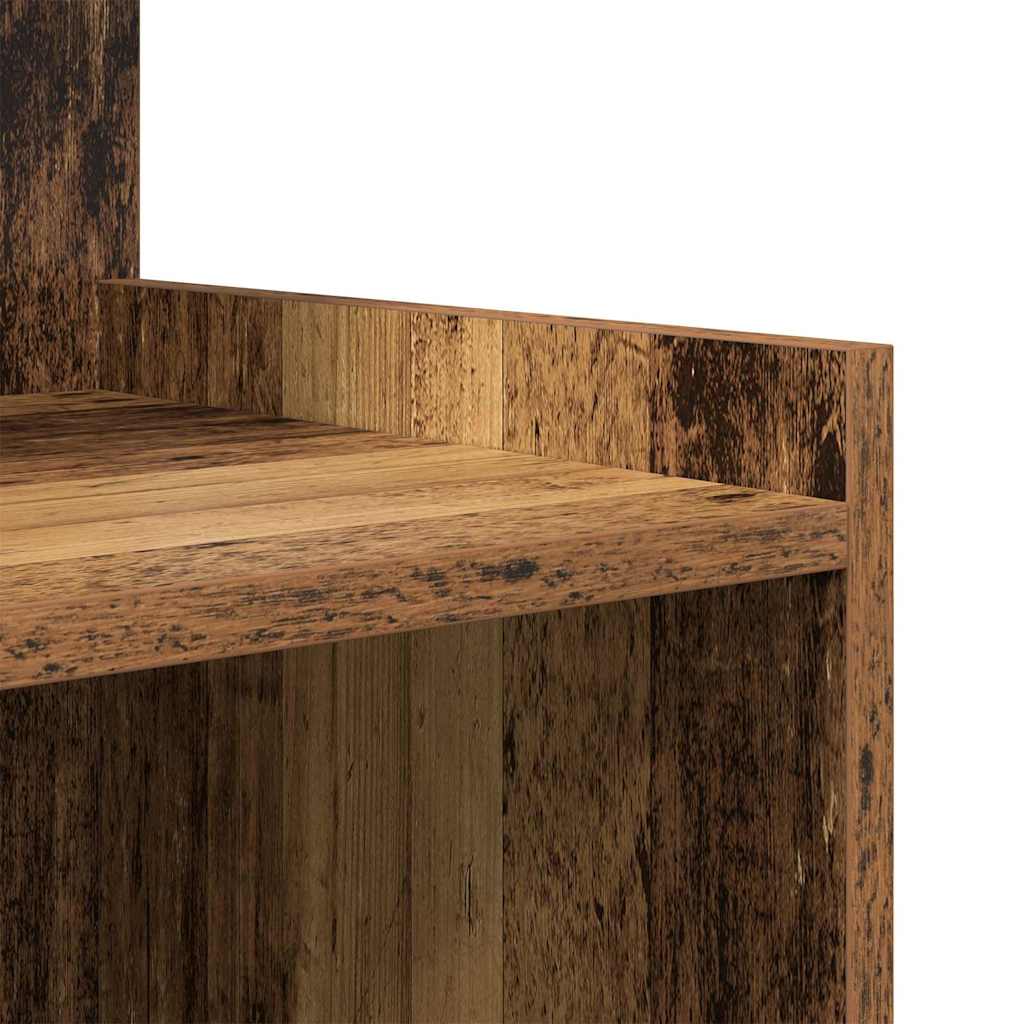 vidaXL Nachtkastje 40x35x60 cm bewerkt hout wit